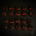 Hand Painted Bases - Lava