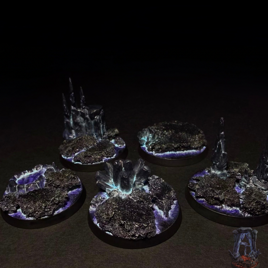 Hand Painted Bases - Dark Fantasy (scenic)