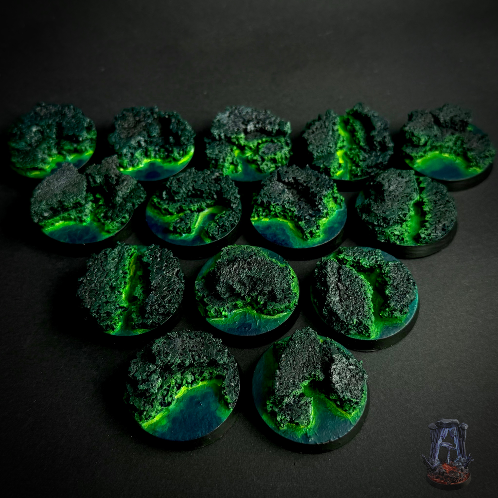 Hand Painted Bases - Toxic